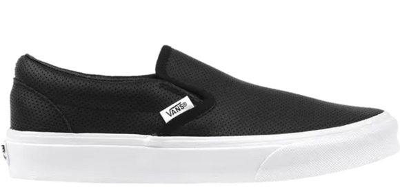 Vans - Classic Slip-On Shoes | Black (Perf Leather)