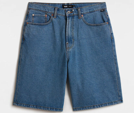 Vans - Check-5 Baggy Denim Shorts | Stonewash Blue – Plusskateshop.com