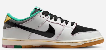 Nike SB - Dunk Low Pro QS Shoes | White Black (CSEF)