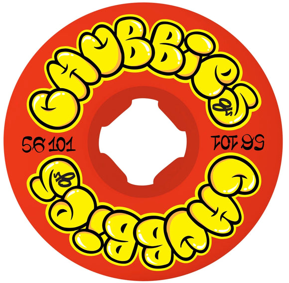OJ - Throw Ups Chubbies 56mm 101a Wheels | Red