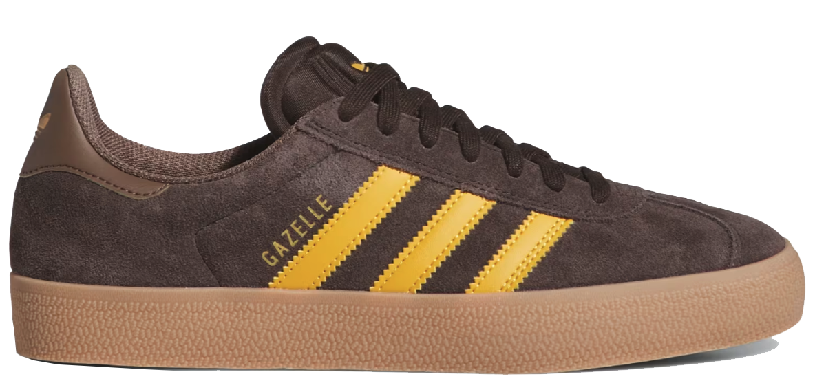 Adidas - Gazelle ADV Shoes | Brown Earth Gum Plusskateshop.com Adidas - Gazelle ADV Shoes | Brown Earth Gum Plusskateshop.com