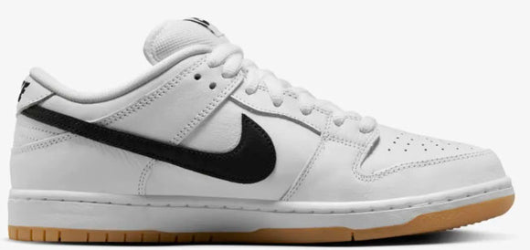 Nike SB - Dunk Low Pro Shoes | White Black Gum