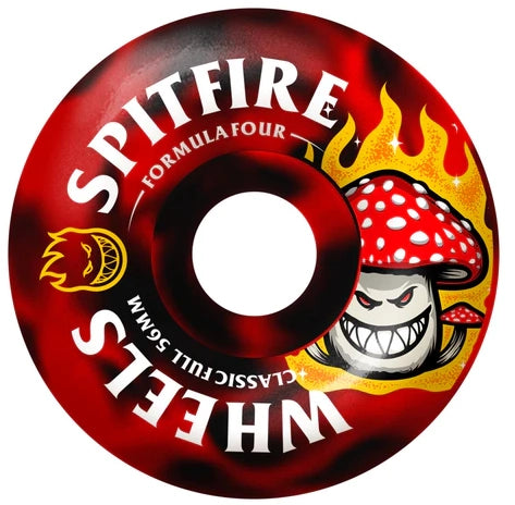 Spitfire - Shroom Bighead F4 Classic Full 56mm 99d Wheels | Red Swirl