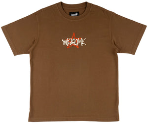Welcome - Vega Garment-Dyed Knit Tee | Cocoa