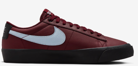 Nike SB - Blazer Low Pro GT Shoes | Dark Red Blue Black