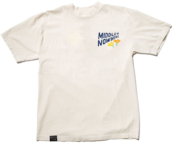 Quiet Life - Lonely Palm 'Middle Of Nowhere' Tee | Cream