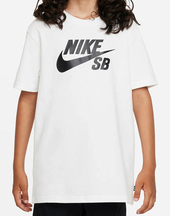 Nike SB - Big SB Logo Kids Tee | White