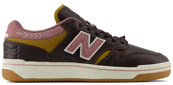 New Balance x 303 Boards - Numeric 480 Shoes | Brown Pink