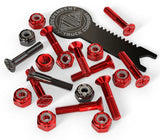 Independent - 1" Phillips Mounting Hardware + Tool | Red & Black