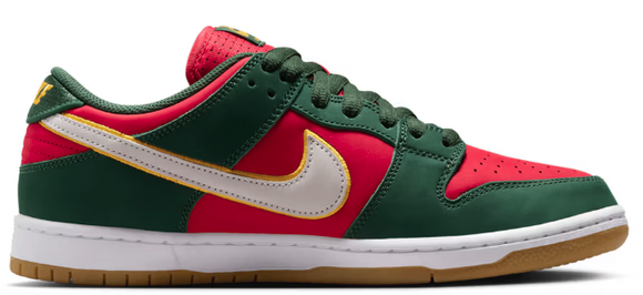 Nike SB - Dunk Low Pro Premium Shoes | Fir Fire Red