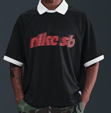 Nike SB - Dri-Fit Jacquard Skate Jersey | Black Red