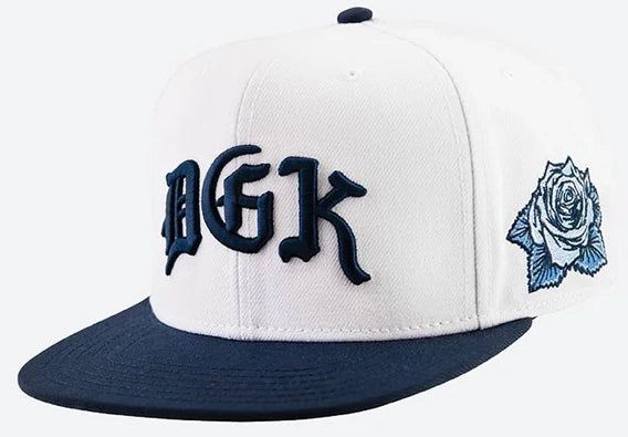 DGK - Pray Snapback Hat | White