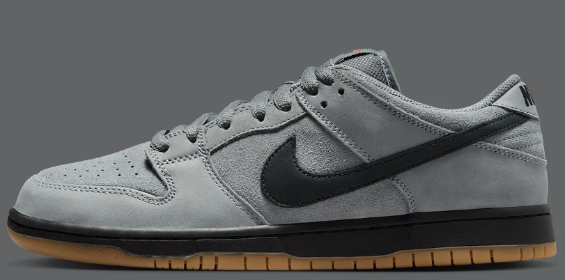 Nike SB - Dunk Low Pro Shoes | Cool Grey Black – Plusskateshop.com
