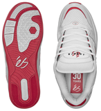 éS - TJ Rogers Shoes | White Red