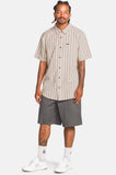 Volcom - Sato Stripe S/S Shirt | Stone