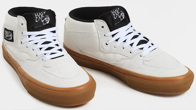 Vans - Skate Half Cab Shoes | Antique White Gum – Plusskateshop.com