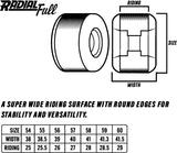 Spitfire - F4 Radial Full 54mm 99d Wheels | Light Purple