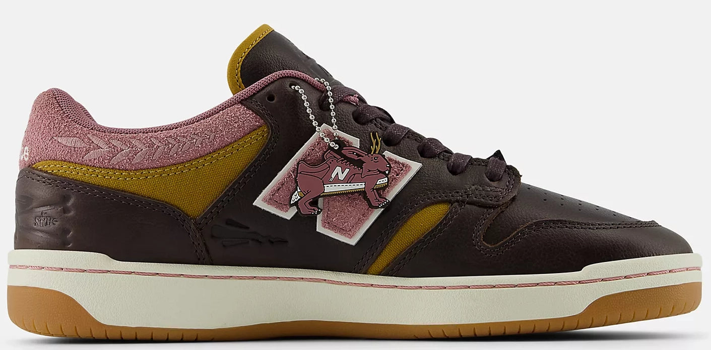 New Balance x 303 Boards - Numeric 480 Shoes | Brown Pink