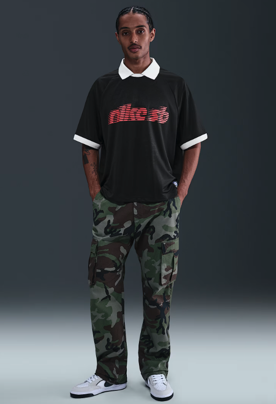 Nike SB - Dri-Fit Jacquard Skate Jersey | Black Red