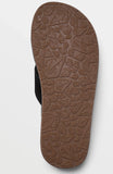 Volcom - Recliner Sandals | Black Destructo