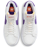 Nike SB - Blazer Mid ISO Shoes | White Court Purple