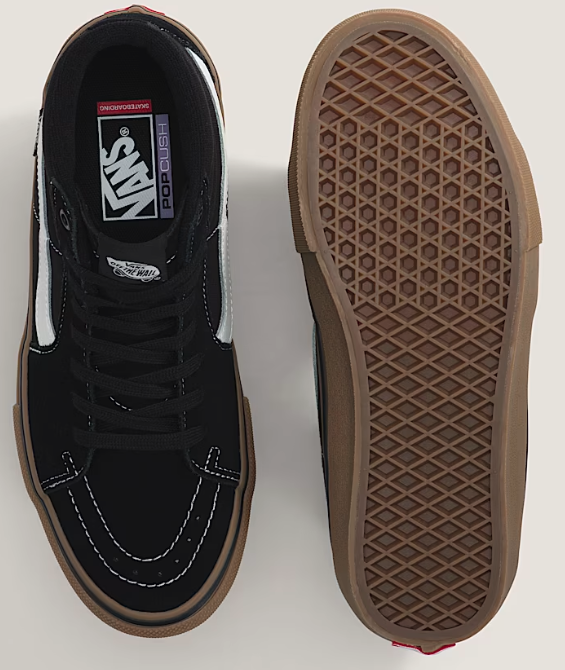 Vans - Skate Sk8-Hi Shoes | Black Gum – Plusskateshop.com