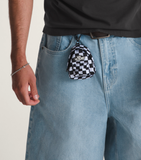 Vans - Old Skool Micro Backpack Keychain | Pink Checkerboard