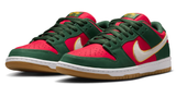 Nike SB - Dunk Low Pro Premium Shoes | Fir Fire Red