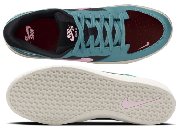 Nike SB Force 58 Premium Men\'s Shoes Denim Turquoise/Pink Foam (Size 6) DV5476-4 Force 58 Premium SB  main image 4