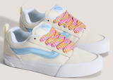 Vans - Knu Skool Shoes | Beige Blue (Oversized Lace)