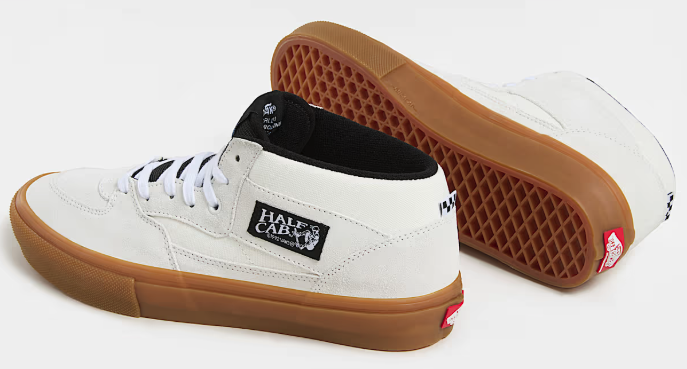 Vans - Skate Half Cab Shoes | Antique White Gum – Plusskateshop.com