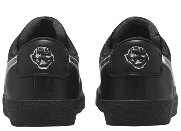 Nike SB - Blazer Low QS Shoes | Black Silver (Dancer