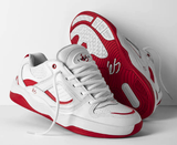 éS - TJ Rogers Shoes | White Red