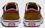 Vans - Toddler Old Skool V Shoes | Brown Red