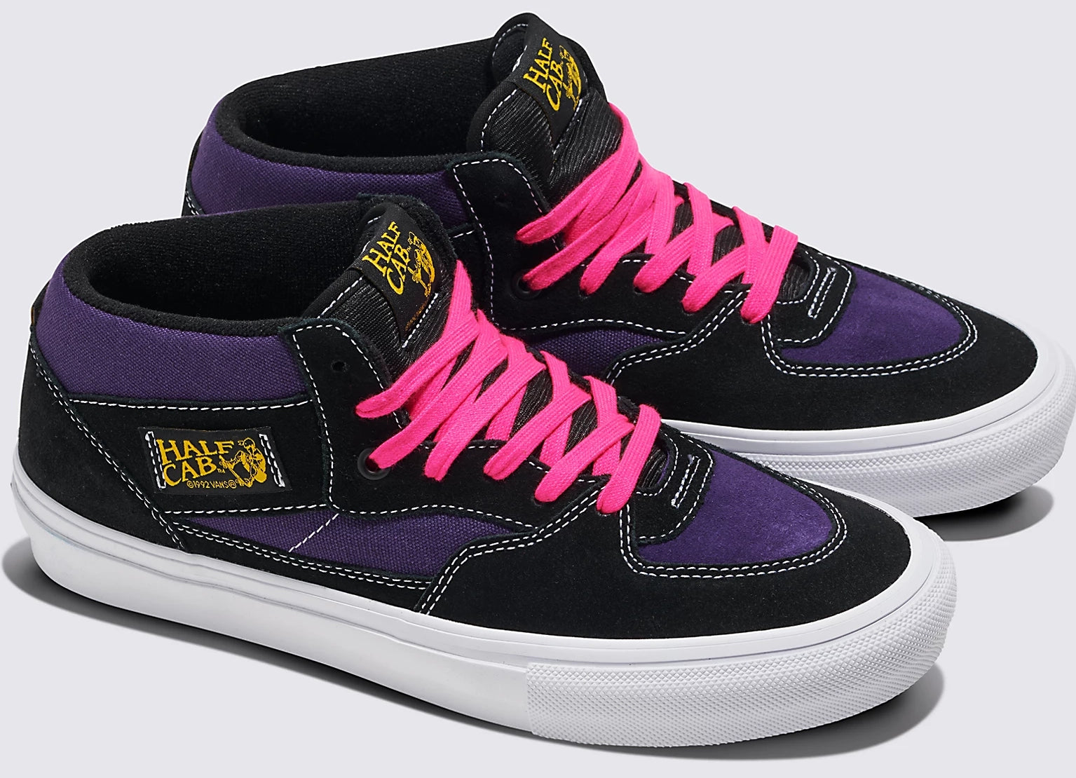 Vans Skate Half Cab Shoes Black Purple