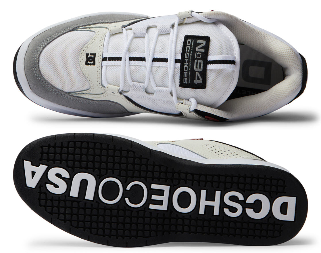 DC - Kalynx Zero Shoes | White Grey – Plusskateshop.com