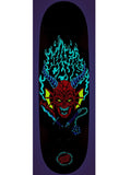 Santa Cruz x Stranger Things - Hellfire Club Flames 9" Deck