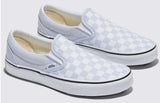 Vans - Classic Slip-On Shoes | Halogen Blue (Checkerboard)