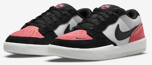 Nike SB Force 58 Shoes Pink Salt White Black Plusskateshop