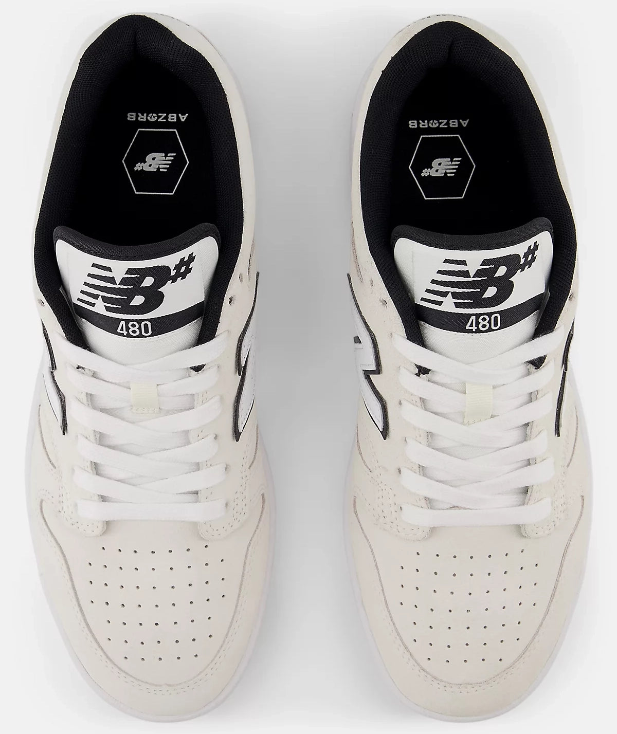 New Balance Numeric 480 Shoes White Black Plusskateshop
