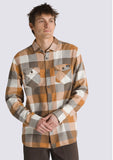 Vans - Box Flannel L/S Flannel Shirt | Bungee Cord Brown