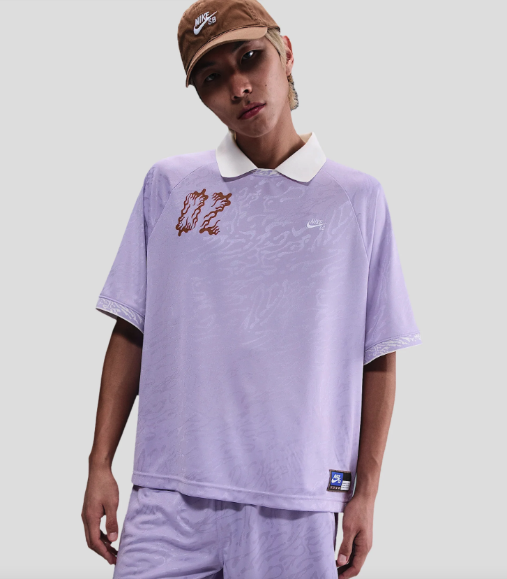 Nike SB - Dri-Fit Jacquard Skate Jersey | Hydrangea Nike SB - Dri-Fit Jacquard Skate Jersey | Hydrangea