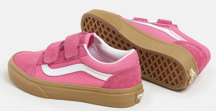 Vans - Kids Old Skool V Shoes | Pink Gum – Plusskateshop.com