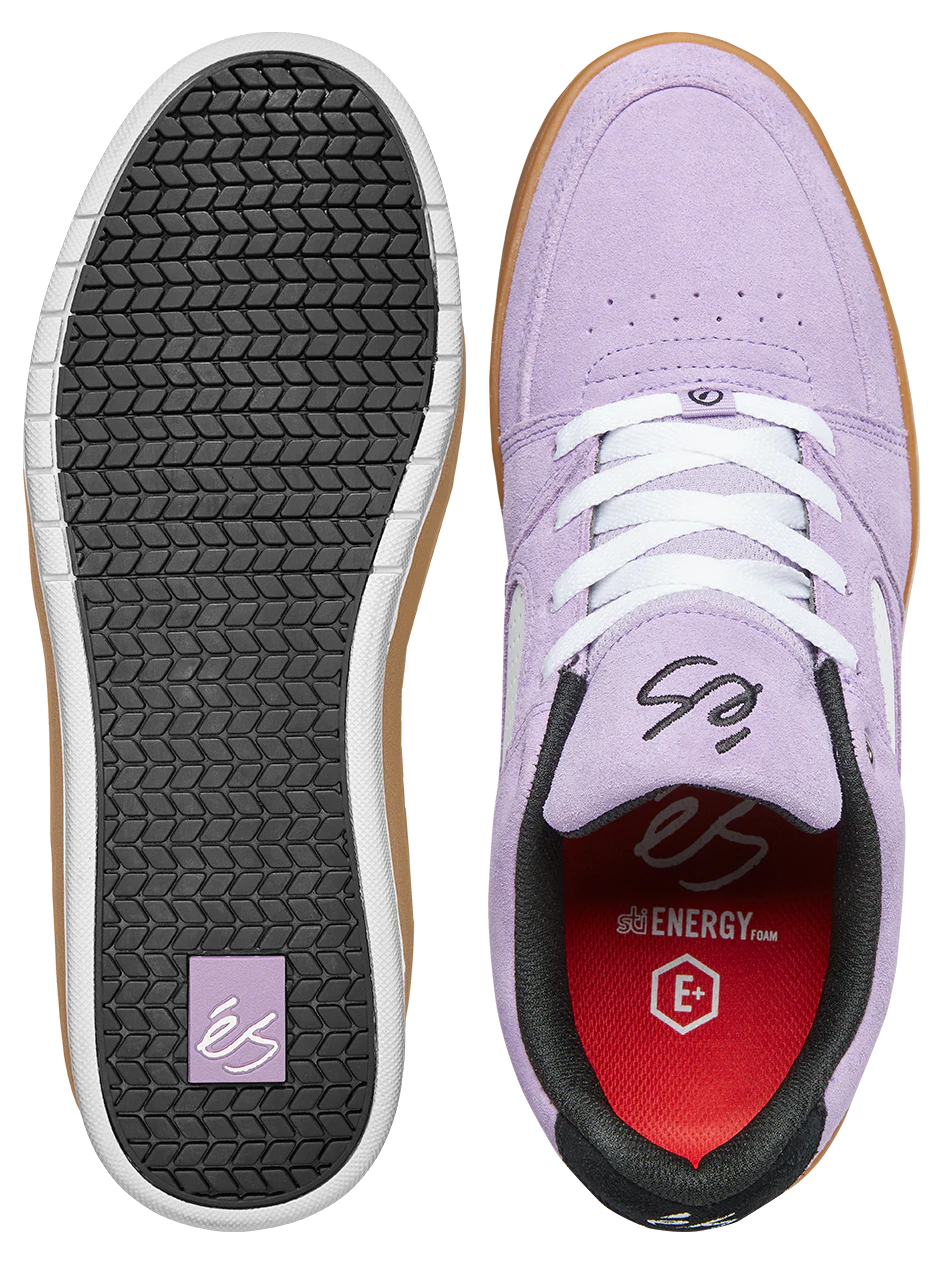 éS - Accel Slim Shoes | Lavender Gum – Plusskateshop.com