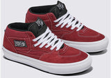 Vans - Skate Half Cab Shoes | Burgundy White