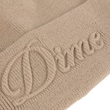 Dime - Cursive Fold Beanie | Tan