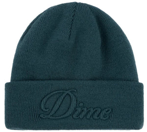 Dime - Cursive Fold Beanie | Teal