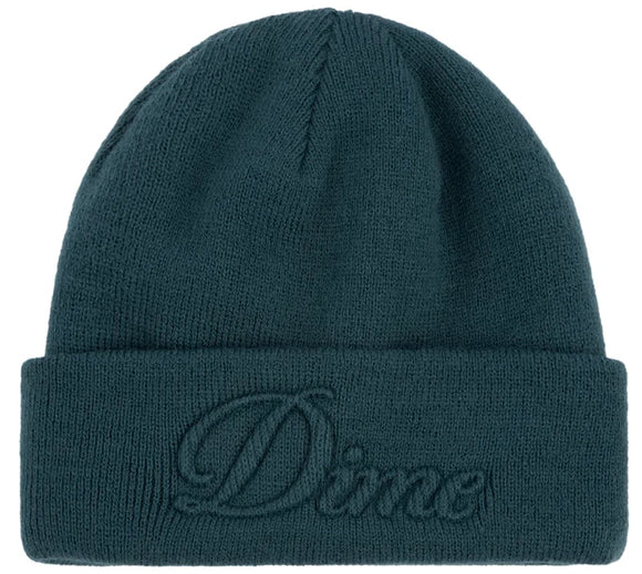Dime - Cursive Fold Beanie | Teal