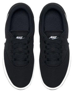 Nike SB Kids Check Canvas GS Shoes Black White