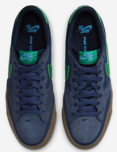 Nike SB Pogo Plus Shoes Navy Gum Plusskateshop